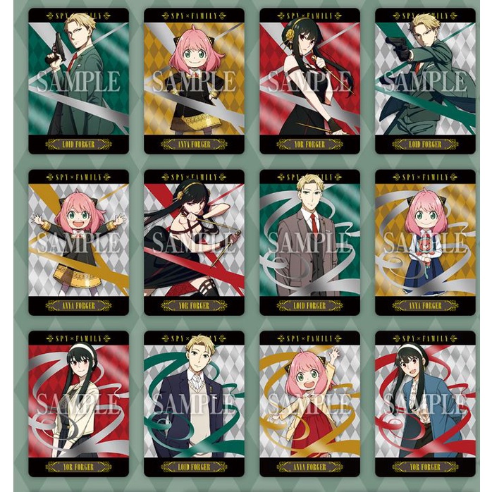 Pack Thẻ Bài Spy x Family Metal Collection Chính Hãng Chưa Bóc mới 100%