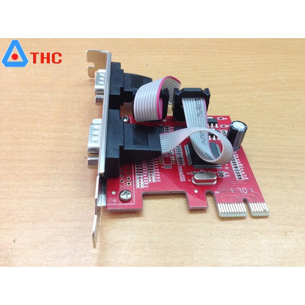 Card PCI E to Com RS232 ( Com ) Unitek (model Y-7504) chính hãng