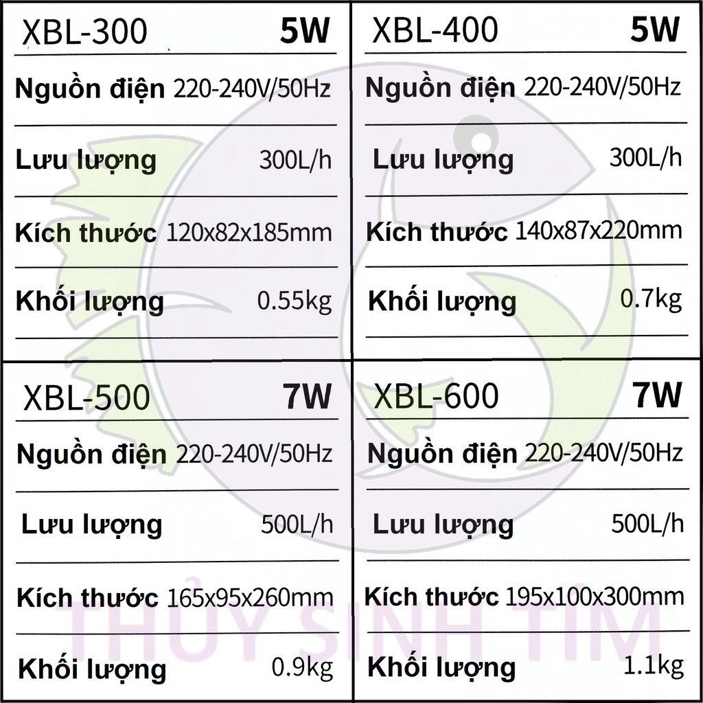 Máy Lọc Treo Có Hút Váng Xiaoli Sunsun XBL-300/400/500/600