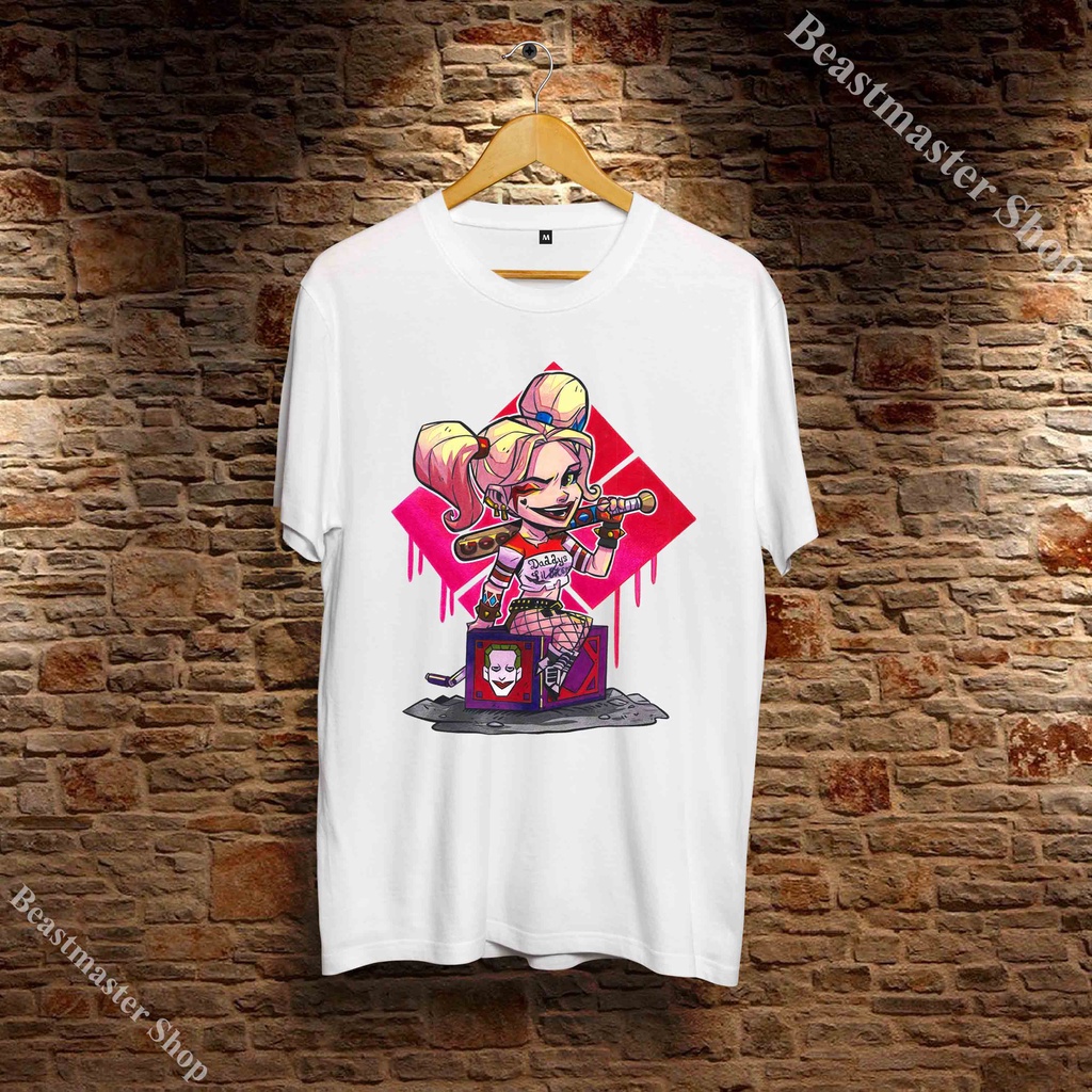 💕Áo Thun Harley Quinn - Harley Quinn T-Shirt - DC Comics T-Shirt phong cách - HLQ-001