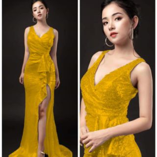 ĐẦM BODY DẠ HỘI KIM SA PHỐI BÈO