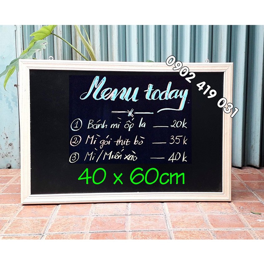 Bảng Menu Khung Gỗ Treo Tường [ HCM - Chọn NowShip - GIAO 2H ]