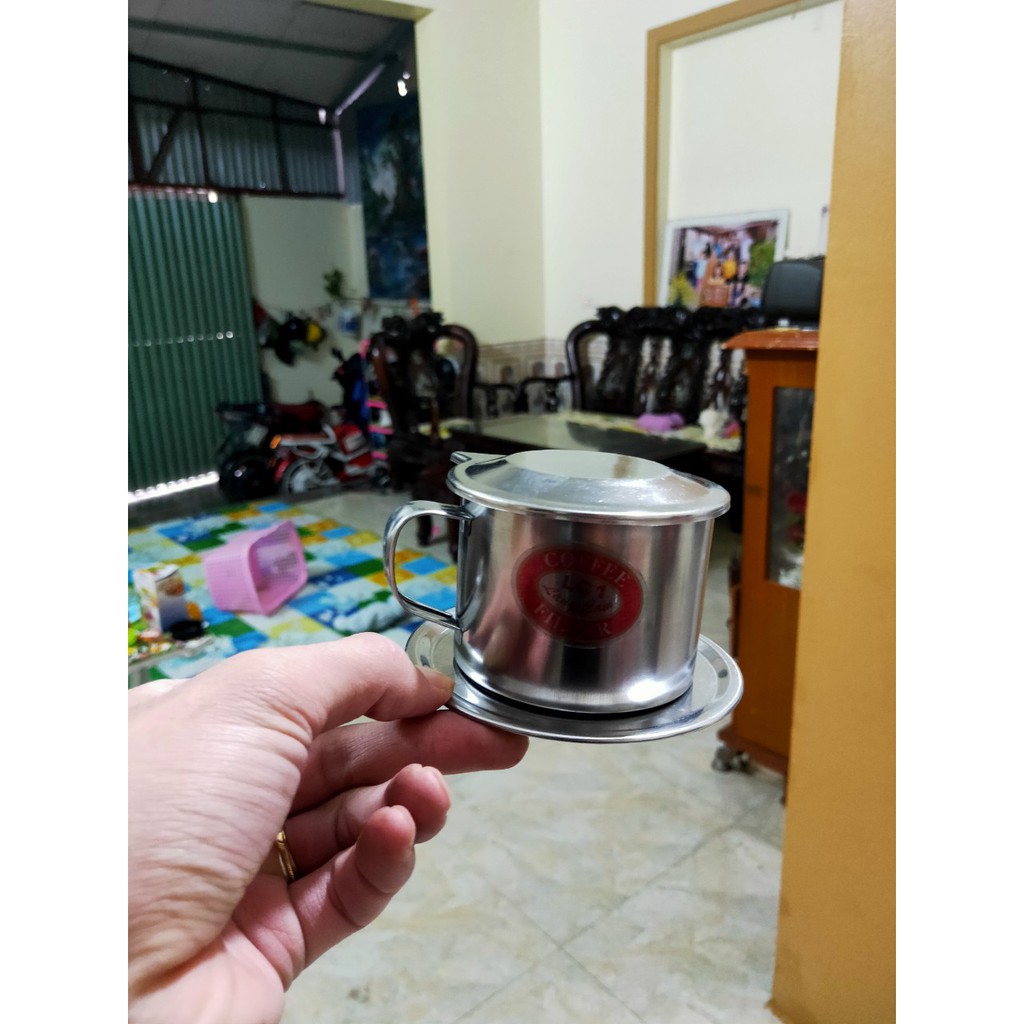 Phin Pha Cà Phê Chất Liệu Inox Sáng Bóng