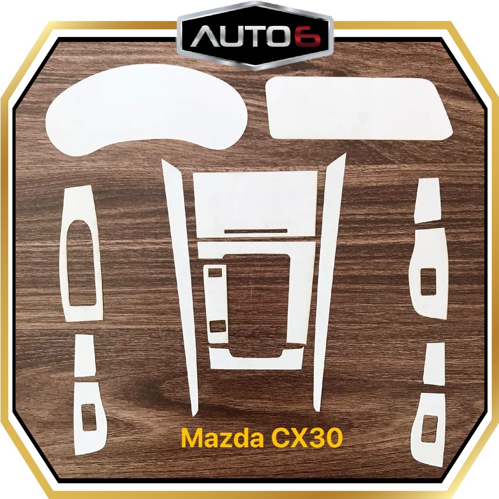 MAZDA CX30: Film PPF dán Full Bộ bảo vệ nội thất -AUTO6- chống xước, che mờ đi các vết xước cũ, giữ độ zin cho xe...