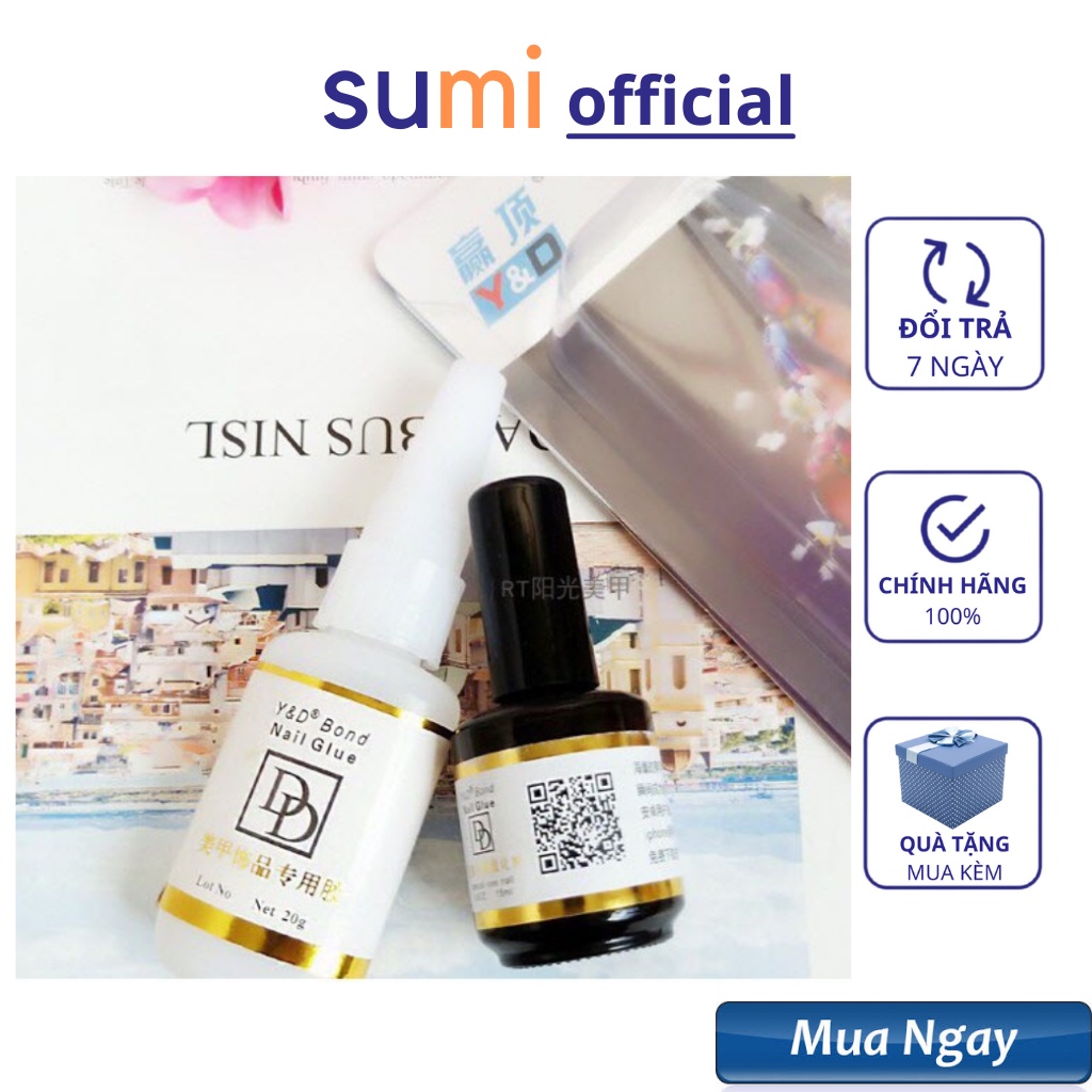 Keo dán móng, keo Y&D bê tông cao cấp gắn phụ kiện nail siêu chắc