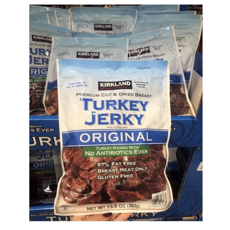 Khô Gà Tây Kirkland Signature Turkey Jerky 383g