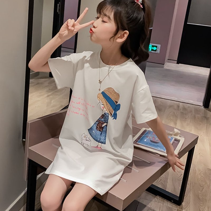 Váy SPORTKIDS Dành Cho Bé Gái 100%Cotton Hoạt Hình Ngộ Nghĩnh Nhiều Màu