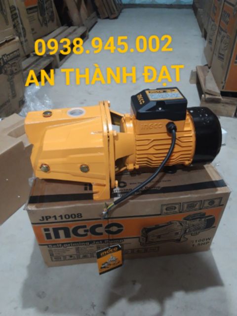 MÔTƠ BƠM NƯỚC INGCO 1.5HP ĐẦU JET MODEL: JP11008