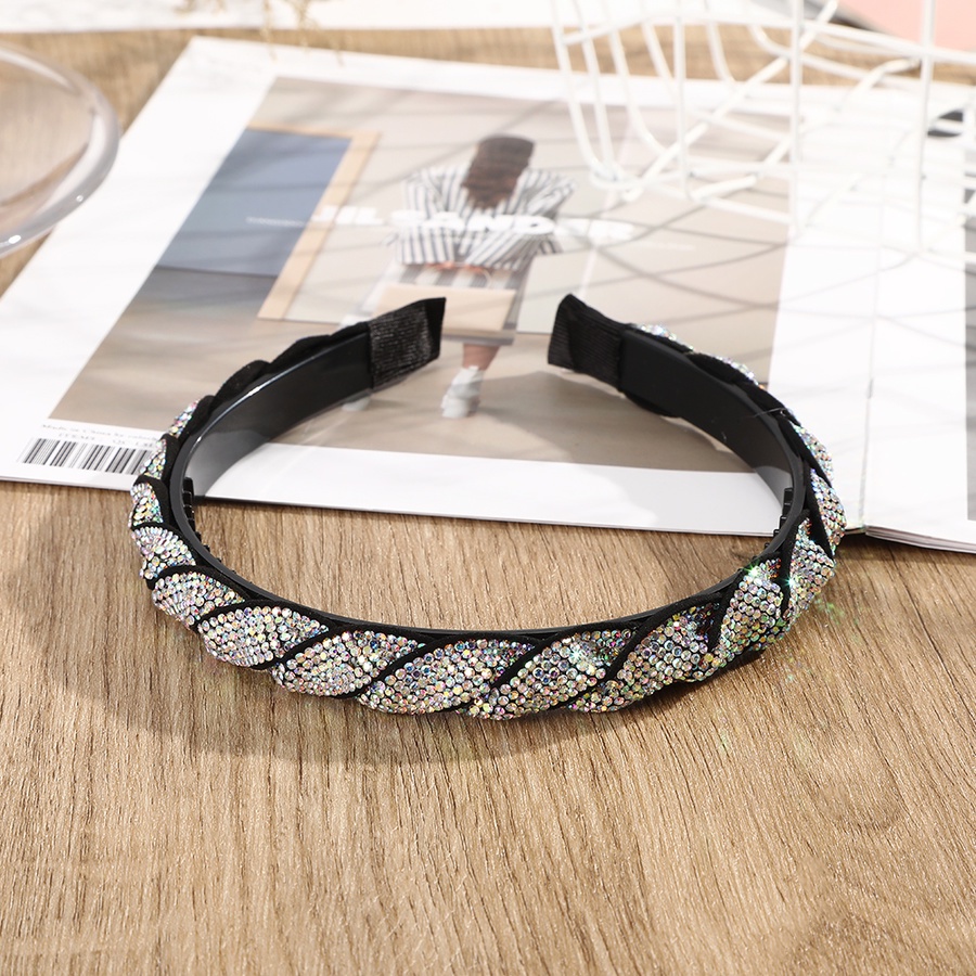 Băng đô cài tóc đính đá pha lê nhân tạo thời trang phong cách hàn quốc cho nữ