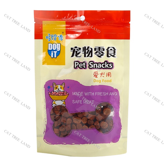 BÁNH THƯỞNG CHO CHÓ MÈO, VỊ THỊT BÒ GÓI 100G - SNACK THƯỞNG CHO THÚ CƯNG