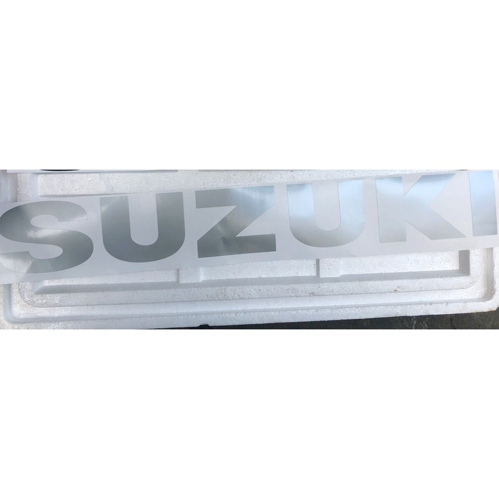 tem chữ Suzuki màu bạc cho xe xanh đen cho xe suzuki 500kg/ suzuki 7 chỗ/ suzuki van /giá 1 cái