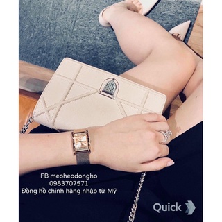 Đồng hồ nữ guess square sexy back rose gold