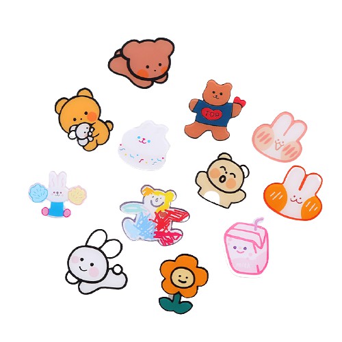 Cute Korean Sticker PNG Transparent Images Free Download