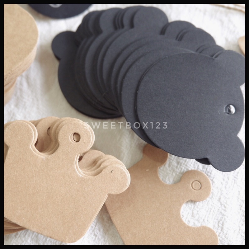 Tag Giấy Trơn Kraft - Thẻ Treo Trơn Dùng Để Ghi Lời Nhắn Cám Ơn Thank You Khách Hàng Tên Shop Trang Trí Gói Hàng