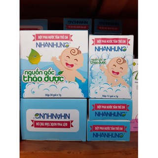Bột pha nước tắm trẻ em Nhân Hưng