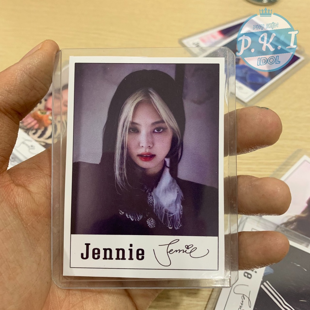 Bộ Lomo Card Jennie Có Kèm Toploader Bảo Vệ - Món Quà Tặng Vô Cùng Ý Nghĩa