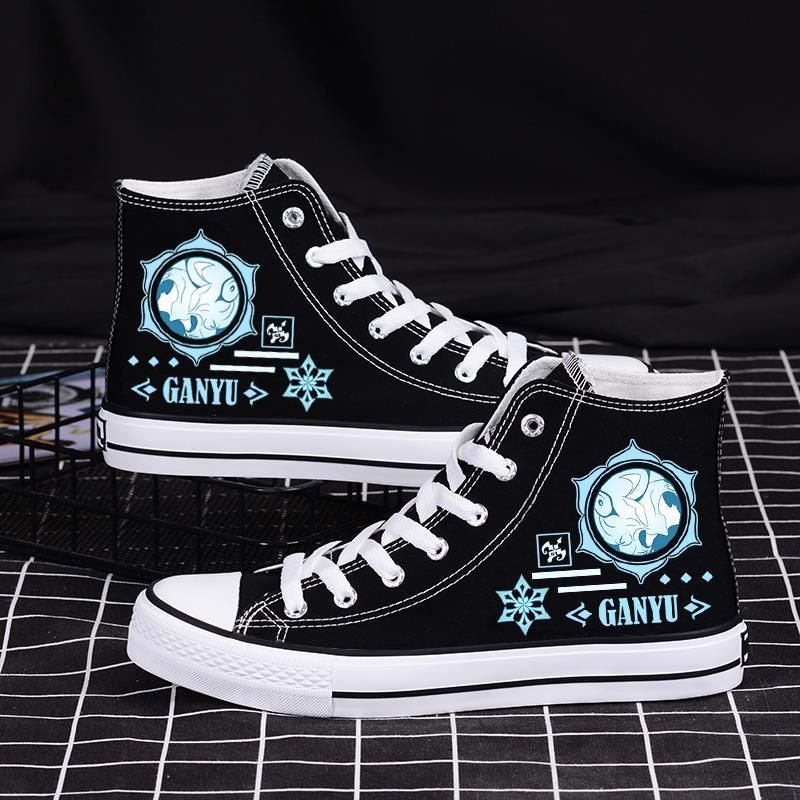 Giày Cổ Thấp Chủ Đề Nhân Vật Genshin Impact.