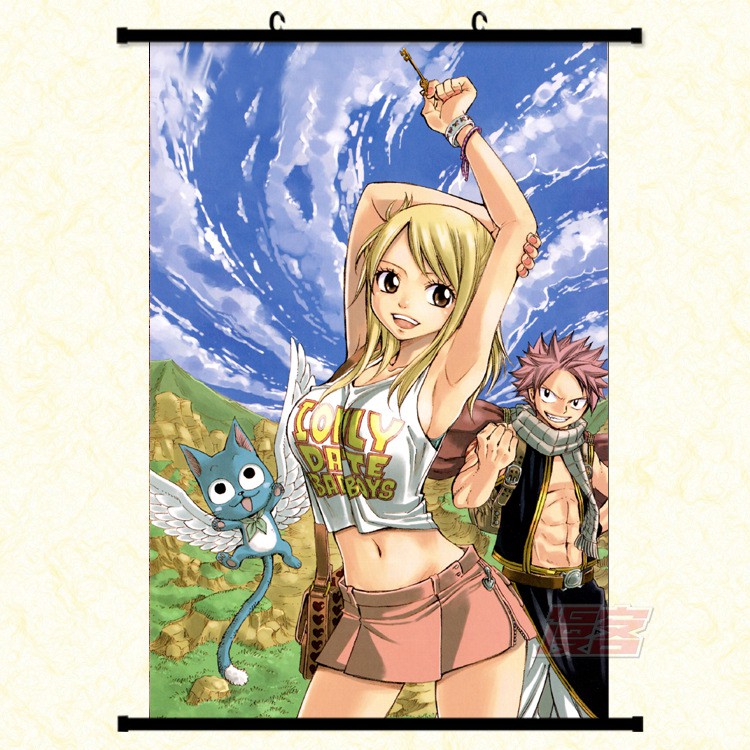 Poster vải anime Fairy Tail 30x45 tranh vải