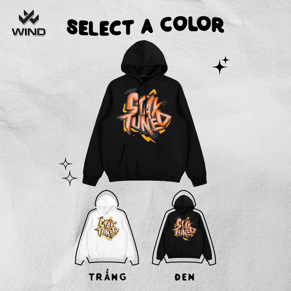 Áo hoodie form rộng WIND unisex nỉ bông STAY HD11 thời trang nam nữ oversize ulzzang | BigBuy360 - bigbuy360.vn