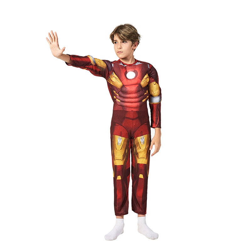 Bộ Đồ Hóa Trang Siêu Anh Hùng Iron Man MARK VII Dịp Halloween Cho Bé