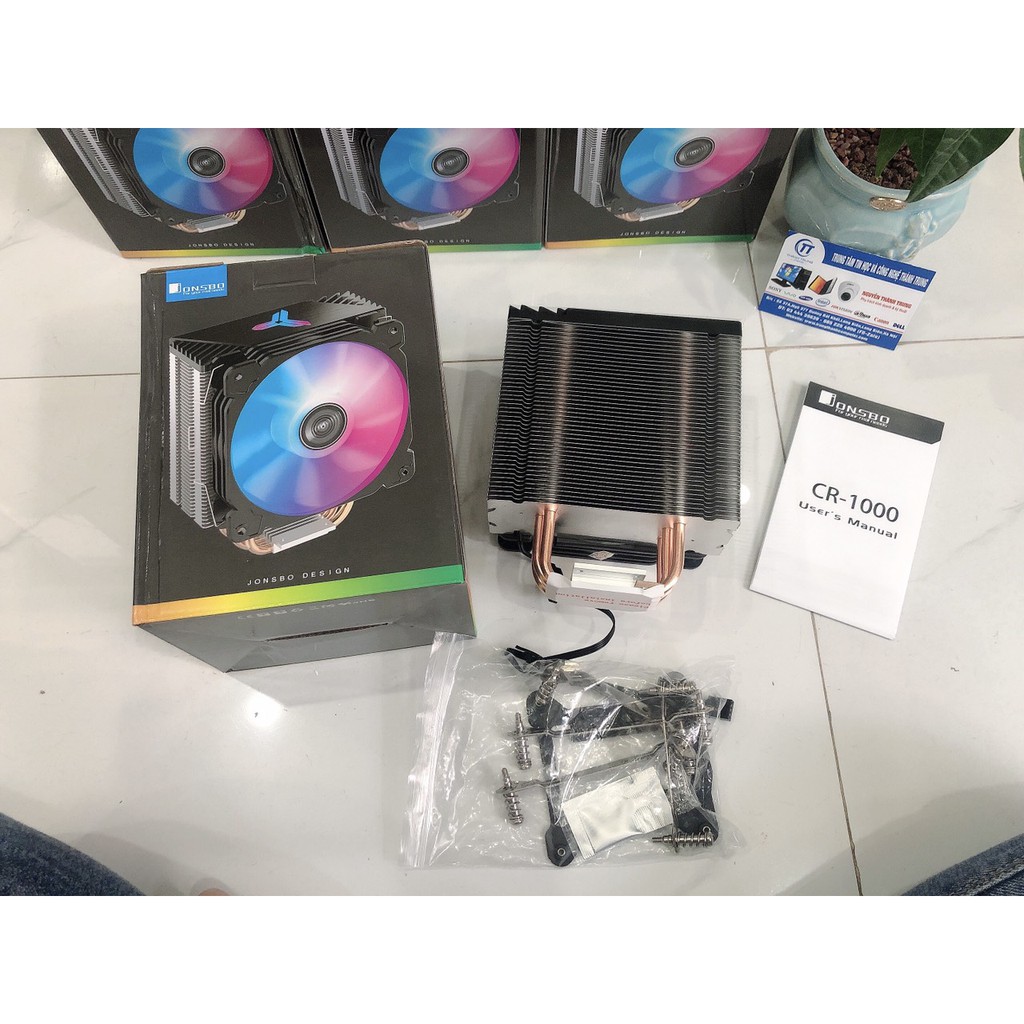 [New 2022] Tản nhiệt khí CPU Jonsbo CR-1000 RGB 4 ống đồng - Dùng cho Socket 1700