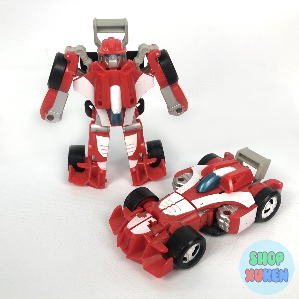 Robot transformers biến hình máy ủi, máy xúc, xe tải, máy bay và xe đua chỉ với 1 bước  - Shopxuken