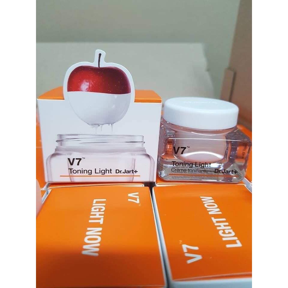 KEM DƯỠNG DA V7 TONING LIGHT DR.JART mini 15ml (mẫu mới 2019)