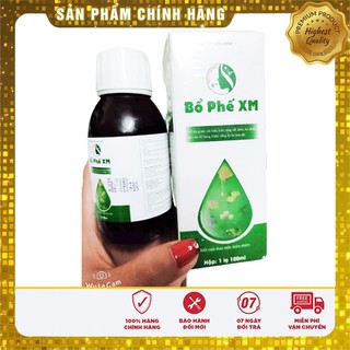 Cao ho Bổ Phế XM - Siro ho tiêu đờm, giảm ho, chữa viêm họng, ho khan, tăng sức đề kháng cho người lớn và trẻ nhỏ