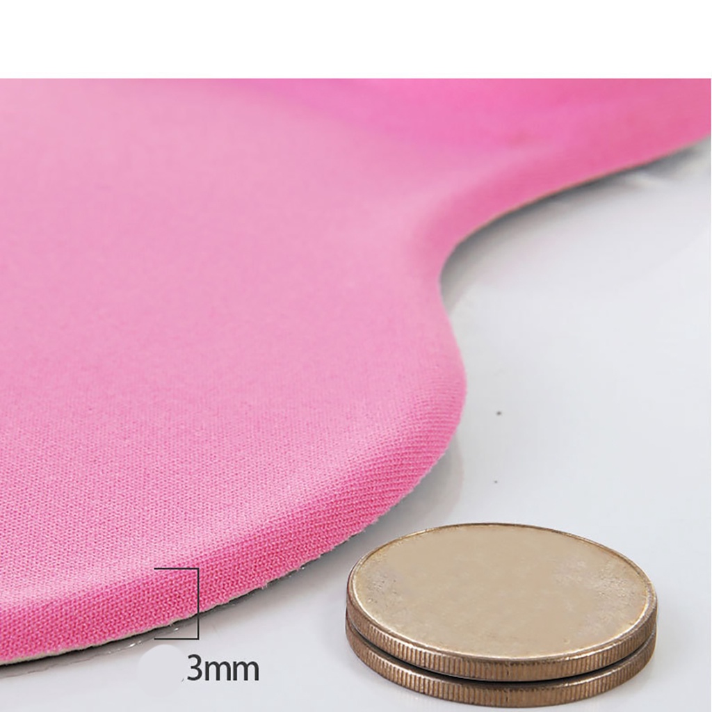 Lót chuột êm tay, bàn di chuột silicon chống mỏi cổ tay - Được chọn màu - HV Store 041