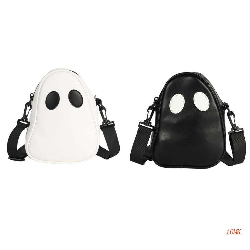 Túi Đeo Chéo Da PU 10MK In Hình Ma Halloween