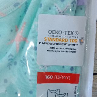Set 2 áo cotton mặc nhà bé gái Canifa