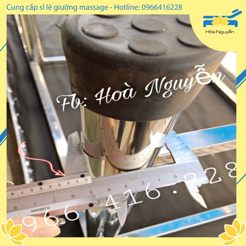 GIƯỜNG SPA INOX CHÂN TO ỐNG PHI 50 - CÓ SẴN