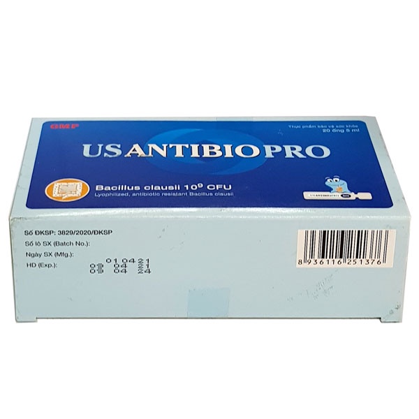 Men vi sinh Usantibiopro – Hỗ trợ giảm rối loạn tiêu hóa, ổn định đường ruột, tăng cường hấp thu dinh dưỡng
