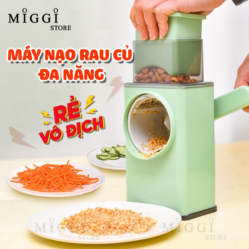 Máy thái lát rau củ Vegatable Cutter đa năng - Kèm 6 lưỡi dao - Dụng cụ nạo rau củ - Máy bào sợi