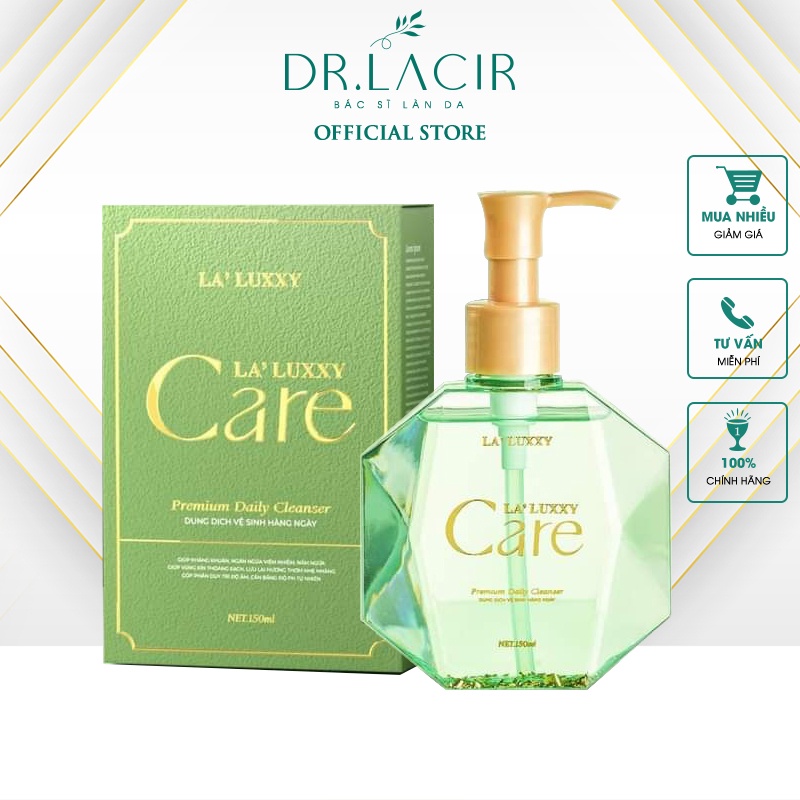 Dung dịch vệ sinh giúp ngừa nấm ngứa,duy trì độ ẩm La'Luxxy Care DR.LACIR Chai 150ml DR123