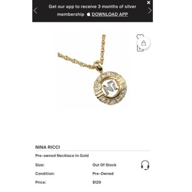 Dây chuyền Ni na 2hand