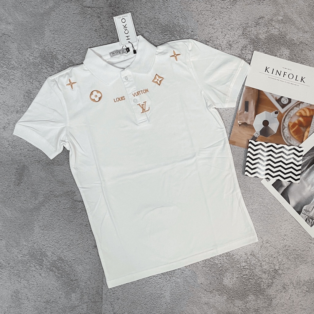 [FREE SHIP] ÁO THUN NAM POLO 2 MÀU TRẮNG ĐEN DỄ PHỐI ĐỒ ĐỦ SIZE LVN VLTN SHOP