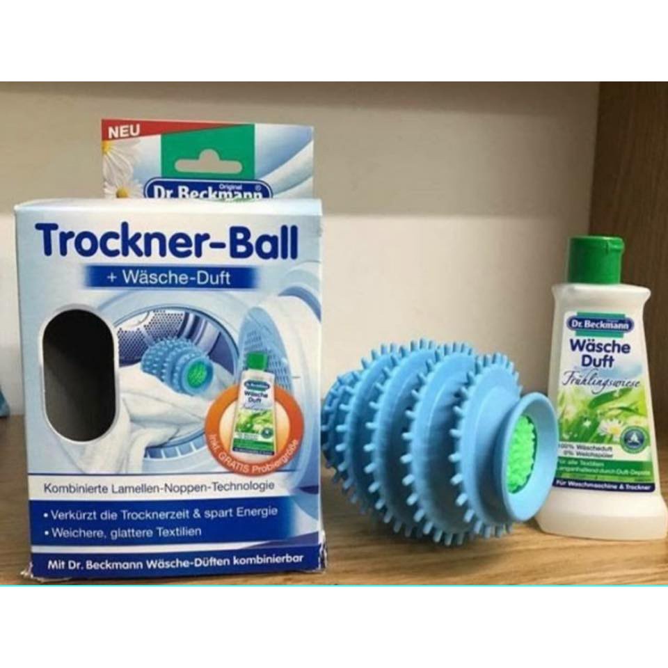 Bóng giặt Trockner Ball Dr Beckmann chống nhăn quần áo