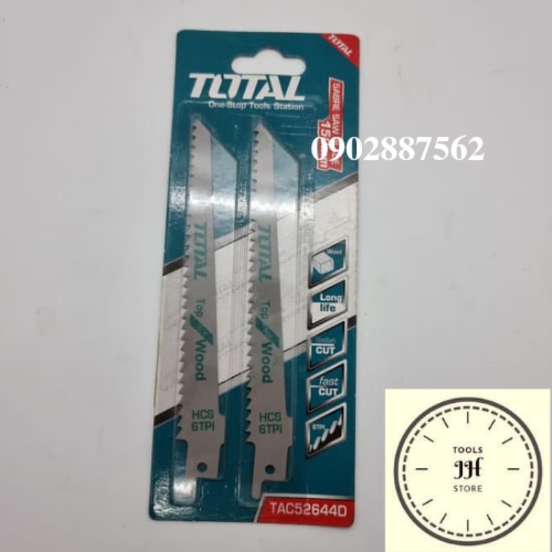 150mm Lưỡi cưa gỗ cho máy cưa kiếm Total TAC52644D