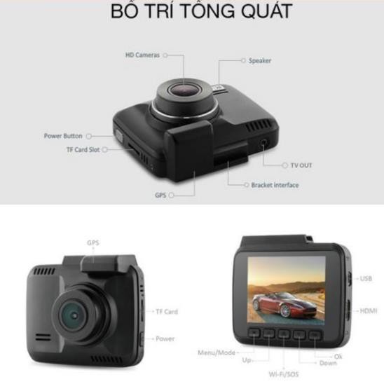 Camera hành trình DashCam W8 4K Wifi . | BigBuy360 - bigbuy360.vn