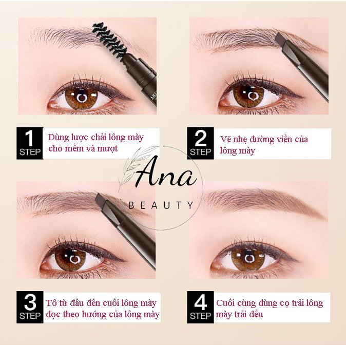 Chì Kẻ Mày Lameila 02 Đầu Color Geometry – Bút Kẻ Mày Lameila 2 Đầu Không Thấm Nước | BigBuy360 - bigbuy360.vn