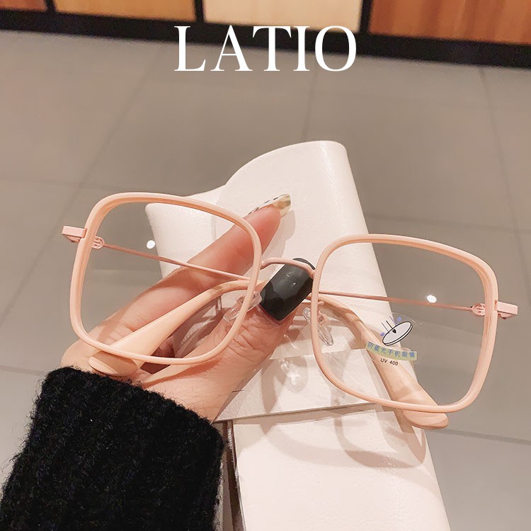 Mắt kính cận thời trang gọng kính vuông mầu mới siêu đẹp 2021 LATIO KM10 | BigBuy360 - bigbuy360.vn