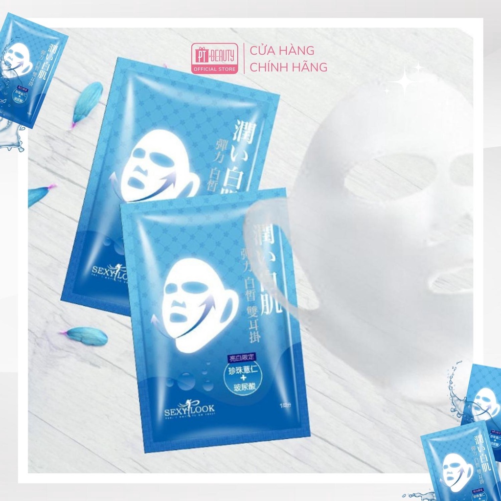 Lẻ 1 miếng Mặt nạ nâng cơ 360º SEXYLOOK dưỡng trắng chuyên sâu màu  30ml