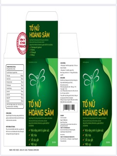 [Bao bì mới] TỐ NỮ HOÀNG SÂM
