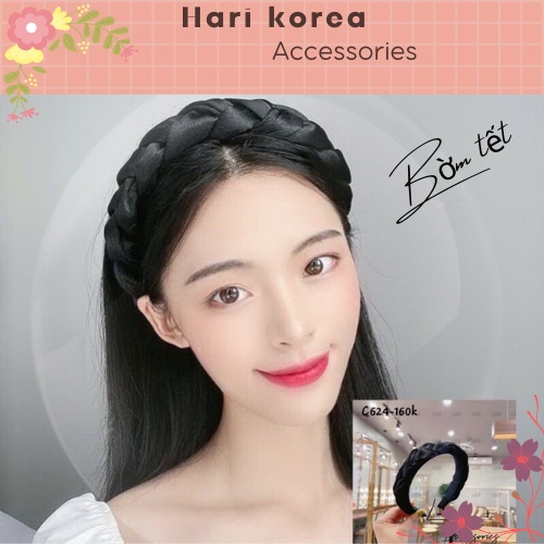 Bờm tết lụa / Băng Đô Lụa, phụ kiện tóc nữ giúp chị em tự tin, xinh đẹp - Hari Korea Accessories
