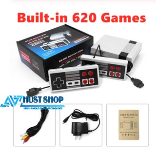 Máy Chơi Game 4 Nút NES 620 Games Cổ Điển Tặng Kèm Dây AV