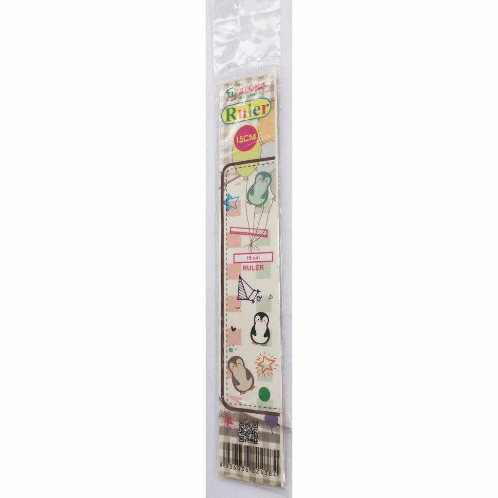 Thước kẻ dài KLong 15cm; MS 438 - sỉ ib