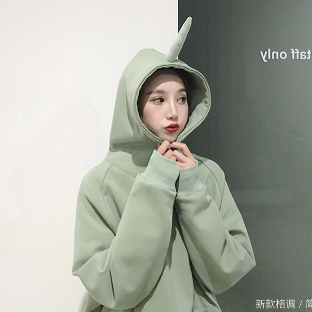 Áo hoodie Hàn Quốc màu trơn | BigBuy360 - bigbuy360.vn
