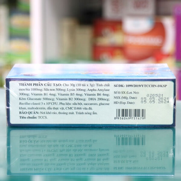 Bio-Baby G&amp;P, dùng cho trẻ tiêu chảy, phân sống (Hộp 30 túi) hàng chính hãng.