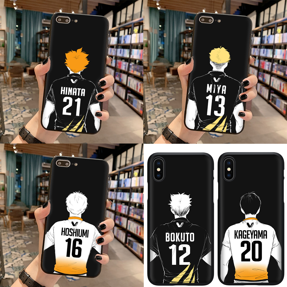 Ốp điện thoại mềm cho iphone 5 5S 6 6S 7 8 Plus X XS Max XR SE 2020 Haikyuu